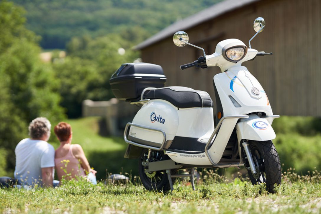 Kumpan Sharing E-Roller bei evita 